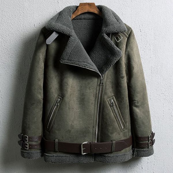 bomber new lamb fur motorcycle overcoats fashion solid outerwear women leather jacket winter coats 200919, Black;brown
bomber new lamb fur motorcycle overcoats fashion solid outerwear women leather jacket winter coats 200919, Black;brown