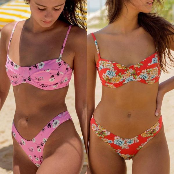 women pattern printed sling high waist split bikini swimsuit ladies fashion suit multi color plus size women's swimwear, White;black
women pattern printed sling high waist split bikini swimsuit ladies fashion suit multi color plus size women's swimwear, White;black