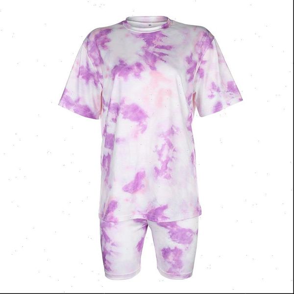 womens tracksuits tie dye colorful print 2 piece set casual summer gradient colored t shirt tight leg shorts pants women, Gray
womens tracksuits tie dye colorful print 2 piece set casual summer gradient colored t shirt tight leg shorts pants women, Gray