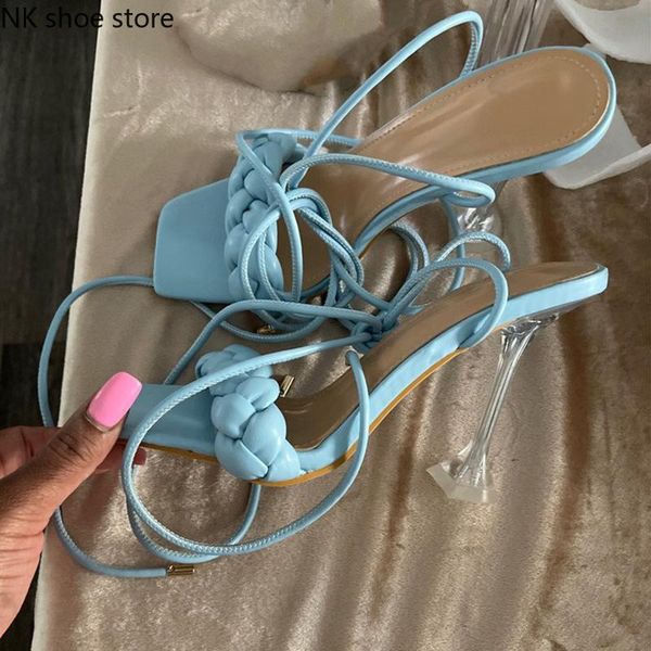 sandals 2021 summer designer women weave blue clear heels 11cm fetish high lace up open toe prom shoes plus size, Black
sandals 2021 summer designer women weave blue clear heels 11cm fetish high lace up open toe prom shoes plus size, Black