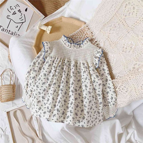 sweet 0 8y infant baby girls blouse autumn pleated ruffle collar long sleeve floral print a line kids elegant, White;black
sweet 0 8y infant baby girls blouse autumn pleated ruffle collar long sleeve floral print a line kids elegant, White;black