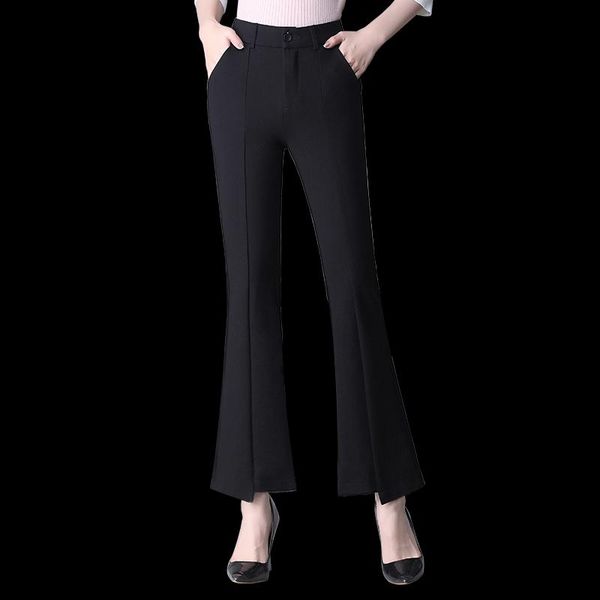 women's pants & capris women autumn winter bell-bottom trousers high-waisted stretch slim, Black;white
women's pants & capris women autumn winter bell-bottom trousers high-waisted stretch slim, Black;white