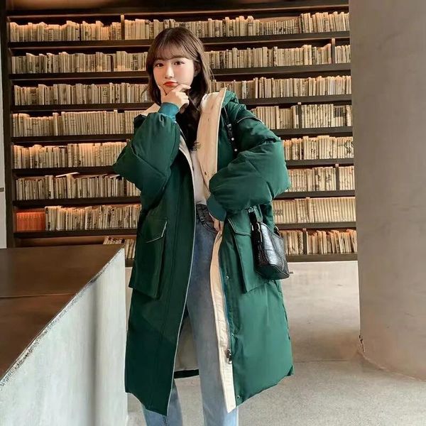 women's down & parkas 2021 winter cotton coats women thicken warm jackets casual loose overcoat female hooded padded parka coat oversiz, Black
women's down & parkas 2021 winter cotton coats women thicken warm jackets casual loose overcoat female hooded padded parka coat oversiz, Black