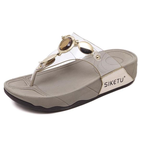 slippers women flat wedge summer beach shoes light and comfortable female flip flops transparent non-slip drill woman y, Black
slippers women flat wedge summer beach shoes light and comfortable female flip flops transparent non-slip drill woman y, Black