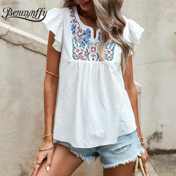 women's blouses & shirts benuynffy notched neck floral embroidery cotton white blouse vetement femme 2021 boho casual summer women and
women's blouses & shirts benuynffy notched neck floral embroidery cotton white blouse vetement femme 2021 boho casual summer women and
