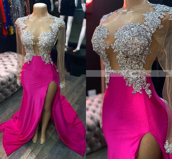 2022 long sleeves evening pageant dresses crystyal beads side split sheath prom special occasion dress plus size, Black;red
2022 long sleeves evening pageant dresses crystyal beads side split sheath prom special occasion dress plus size, Black;red