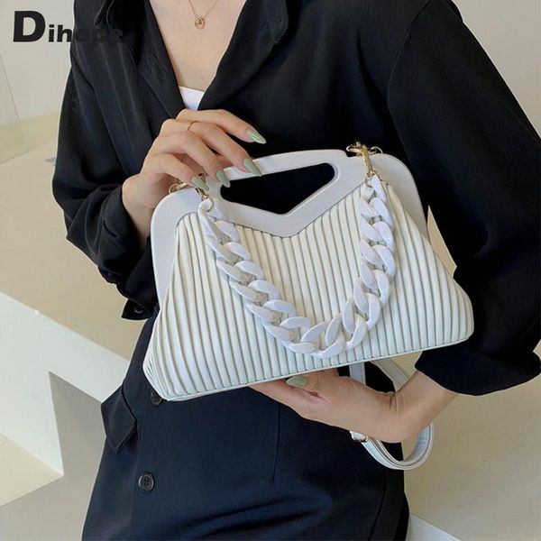 evening bags triangle women handbag designer pleated shoulder bag for clutch purses thick chain ladies crossbody
evening bags triangle women handbag designer pleated shoulder bag for clutch purses thick chain ladies crossbody