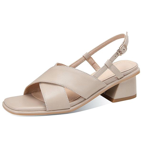 sandals summer women's leather open toe block heels gladiator women casual beige party wedding shoes lady, Black
sandals summer women's leather open toe block heels gladiator women casual beige party wedding shoes lady, Black