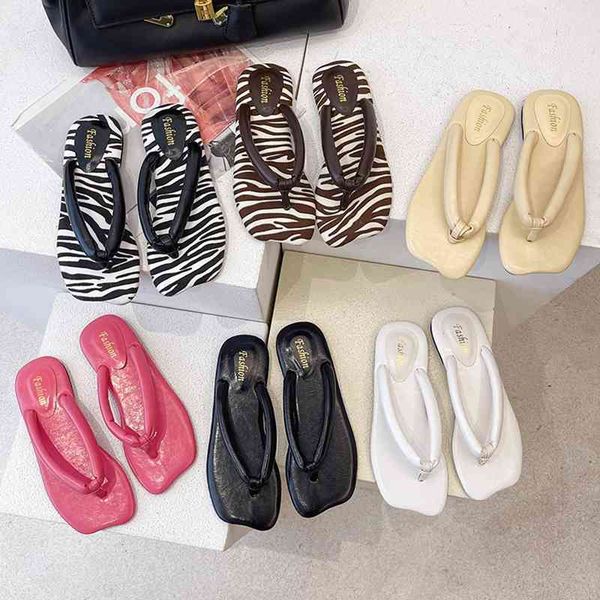 sandals 6 color women's slippers summer soft flat heel clip toe flip flops woman comfortable square slides 2qw4, Black
sandals 6 color women's slippers summer soft flat heel clip toe flip flops woman comfortable square slides 2qw4, Black