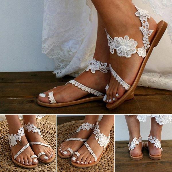 sandals women's boho flat summer casual lace pearl flip flop beach wedding dressy walking shoes r4t1, Black
sandals women's boho flat summer casual lace pearl flip flop beach wedding dressy walking shoes r4t1, Black