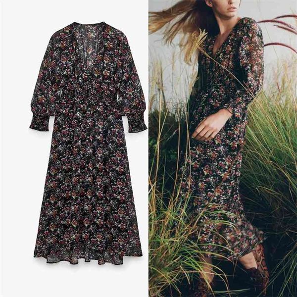 vintage floral print long sleeve chiffon dress women elegant party es woman elastic waist irregular midi 210524, Black;gray
vintage floral print long sleeve chiffon dress women elegant party es woman elastic waist irregular midi 210524, Black;gray