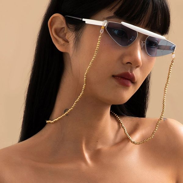 punk gold color beaded glasses chain eyeglass lanyard sunglasses holder necklace eyewear keeper jewelry
punk gold color beaded glasses chain eyeglass lanyard sunglasses holder necklace eyewear keeper jewelry