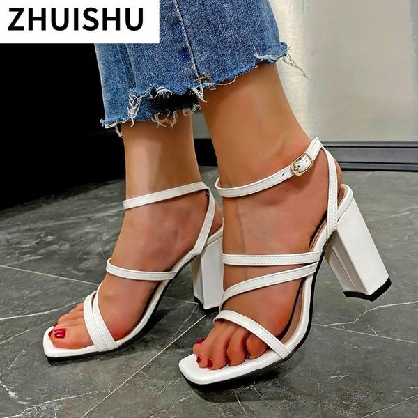 dress shoes fashion brand summer elegant ladies white high heel sandals retro simple women square open toe thin belt, Black
dress shoes fashion brand summer elegant ladies white high heel sandals retro simple women square open toe thin belt, Black