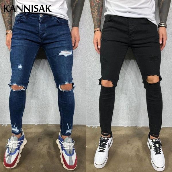 men's jeans kannisak men ripped hole denim pants full length distressed casual black skinny male slim pencil blue trousers
men's jeans kannisak men ripped hole denim pants full length distressed casual black skinny male slim pencil blue trousers