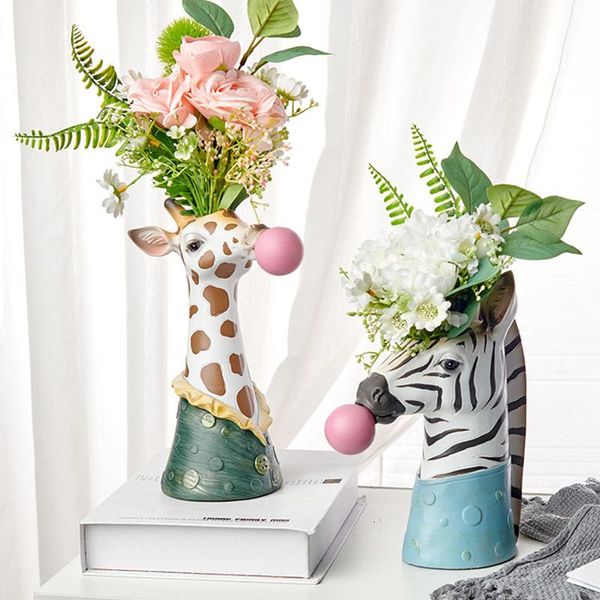 vases simple resin simulation flower arrangement animal vase decoration home bubble zebra container
vases simple resin simulation flower arrangement animal vase decoration home bubble zebra container