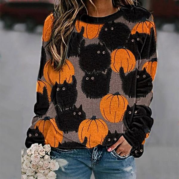 women's sweaters ly hallows' day printed sweatshirt pullover casual halloween pattern long sleeve autumn winter shirts 2021, White;black
women's sweaters ly hallows' day printed sweatshirt pullover casual halloween pattern long sleeve autumn winter shirts 2021, White;black
