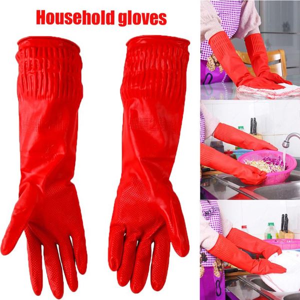 1pair red long sleeve latex gloves kitchen wash dishes cleaning waterproof household home washing accessories disposable
1pair red long sleeve latex gloves kitchen wash dishes cleaning waterproof household home washing accessories disposable