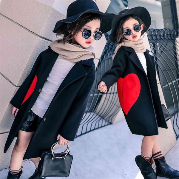 winter autumn kids girls coat warm wool overcoat long sleeve outwear jacket hpy004, Blue;gray
winter autumn kids girls coat warm wool overcoat long sleeve outwear jacket hpy004, Blue;gray