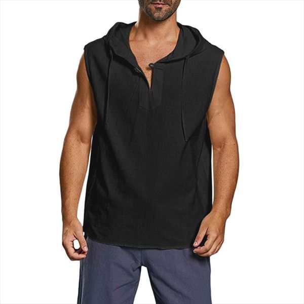 mens tank baggy cotton linen solid button beach sleeveless shirt bodybuilding men debardeur homme, White;black
mens tank baggy cotton linen solid button beach sleeveless shirt bodybuilding men debardeur homme, White;black