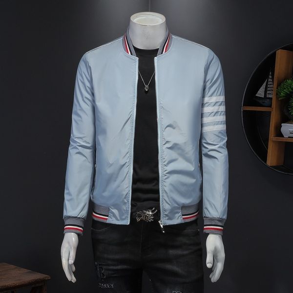 men's plus size outerwear jaet baseball collar 2021 spring large fashion