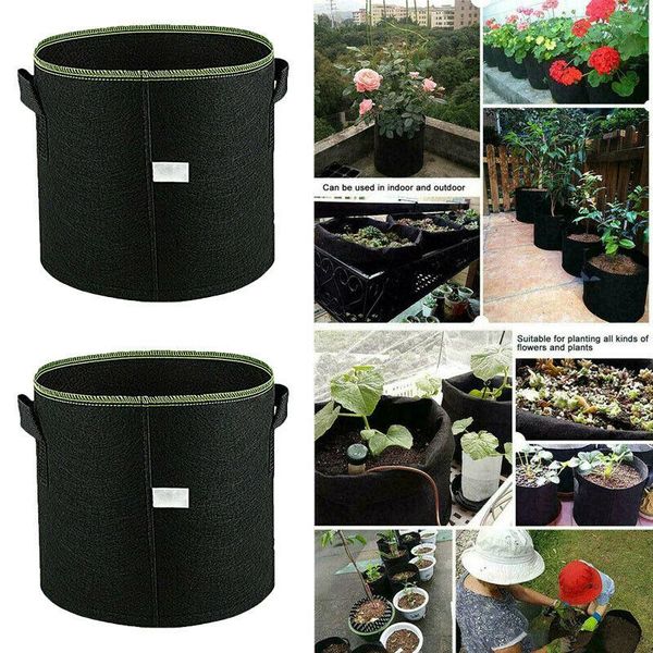 planters & pots 5 pcs/set 3 7gallon plant grow bags /aeration fabric soil w/ handles smart
planters & pots 5 pcs/set 3 7gallon plant grow bags /aeration fabric soil w/ handles smart
