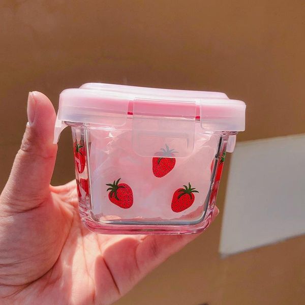 storage bottles & jars cute bento box transparent sealed jar strawberry glass granary kitchen with lid tea can food container
storage bottles & jars cute bento box transparent sealed jar strawberry glass granary kitchen with lid tea can food container