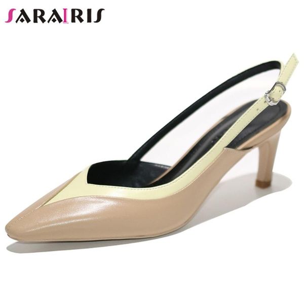 sandals sarairis female comfort genuine leather summer shallow med heel women pointed toe shoes woman, Black
sandals sarairis female comfort genuine leather summer shallow med heel women pointed toe shoes woman, Black
