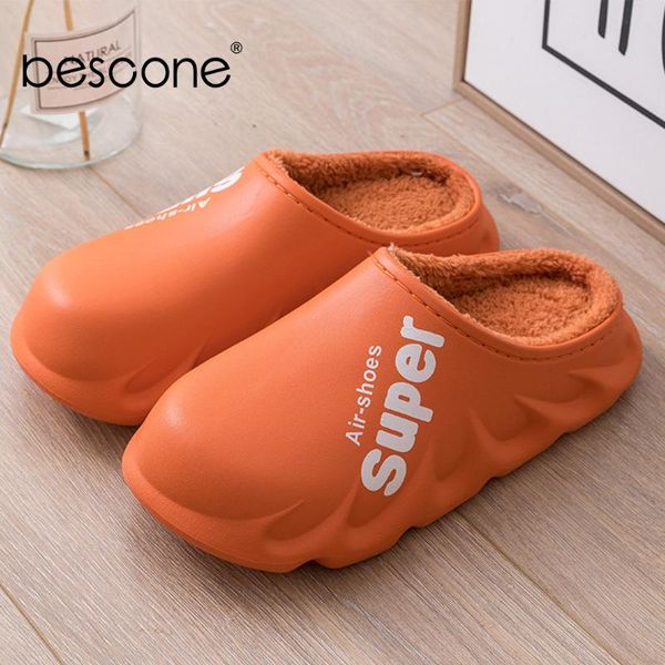 slippers bescone waterproof cotton women's winter outer wear home ins trend indoor warm fall comfortable female shoes t46, Black
slippers bescone waterproof cotton women's winter outer wear home ins trend indoor warm fall comfortable female shoes t46, Black