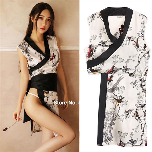 japanese trendy silk kimono robe women sleepwear home wear nightgown lingerie deep v neck peacock split yukata dress, Black;red
japanese trendy silk kimono robe women sleepwear home wear nightgown lingerie deep v neck peacock split yukata dress, Black;red