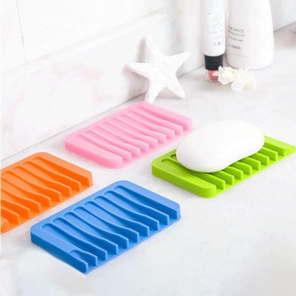 soap dishes bathroom holder silicone soapbox anti skidding plate flexible storage tray portable organizer
soap dishes bathroom holder silicone soapbox anti skidding plate flexible storage tray portable organizer