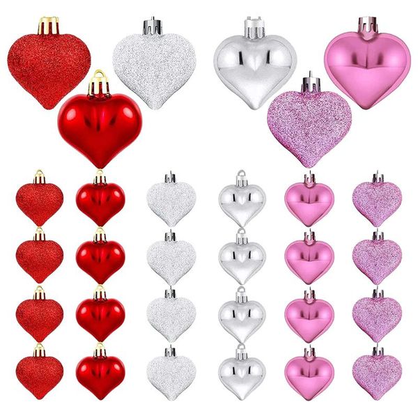 decorative objects & figurines 24 pcs heart-shaped balls 3d jewelry ornaments for wedding valentine's day tree diy hanging decoration
decorative objects & figurines 24 pcs heart-shaped balls 3d jewelry ornaments for wedding valentine's day tree diy hanging decoration