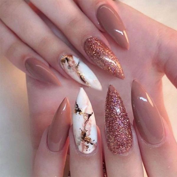false nails 24pcs detachable almond with glue wearable fake full cover nail tips press on makeup accessories, Red;gold
false nails 24pcs detachable almond with glue wearable fake full cover nail tips press on makeup accessories, Red;gold