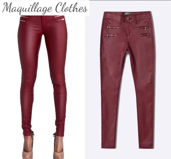 women's pants & capris spring slim fit pu leather chic zipper plus size xxl pencil women low-rise trousers, Black;white
women's pants & capris spring slim fit pu leather chic zipper plus size xxl pencil women low-rise trousers, Black;white