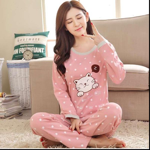 2 pieces polyester pajamas set womens tracksuits autumn sleepwear cute print long sleeve for ladies pyjamas, Gray
2 pieces polyester pajamas set womens tracksuits autumn sleepwear cute print long sleeve for ladies pyjamas, Gray