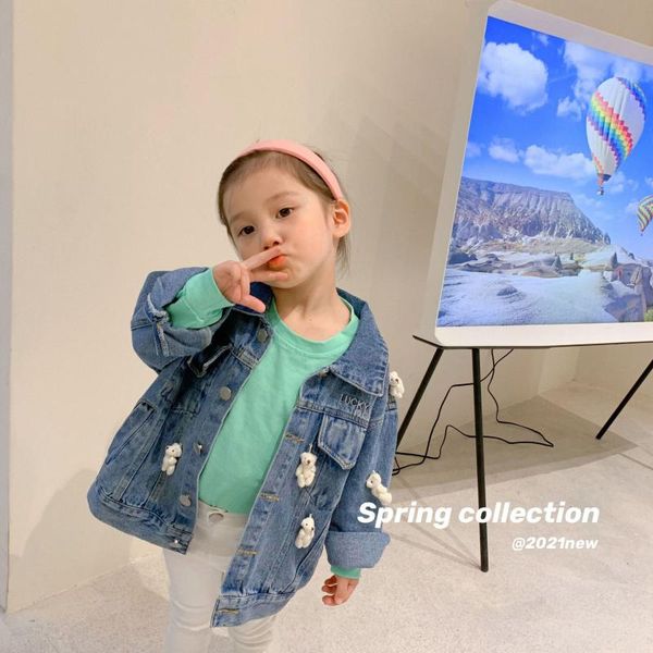jackets 2021 spring men's and women's children's net red three-dimensional bear cowboy jacket middle korean, Blue;gray
jackets 2021 spring men's and women's children's net red three-dimensional bear cowboy jacket middle korean, Blue;gray