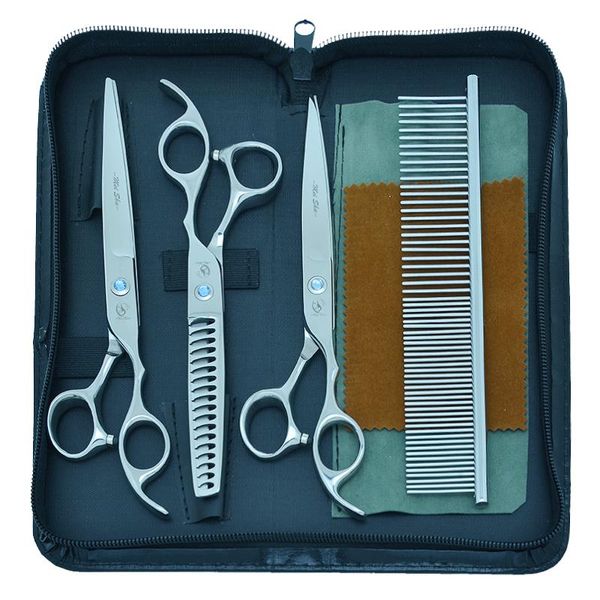 hair scissors 7.0" professional pet for dog grooming 18 teeth thinning shears animals curved cutting scissor supplies b0012a
hair scissors 7.0" professional pet for dog grooming 18 teeth thinning shears animals curved cutting scissor supplies b0012a