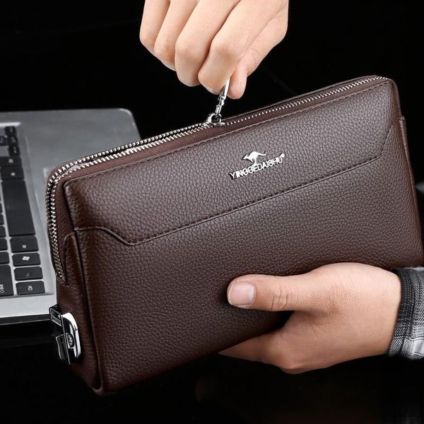 men's clutch bag anti-theft password lock wallet man's phone luxury business coin purse carteira masculina wallets, Red;black
men's clutch bag anti-theft password lock wallet man's phone luxury business coin purse carteira masculina wallets, Red;black