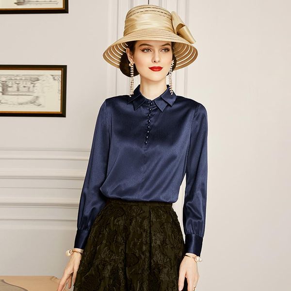 women's blouses & shirts fashion 90%genuine silk female spring autumn 2021 elegant mujer chaqueta zjt2389, White
women's blouses & shirts fashion 90%genuine silk female spring autumn 2021 elegant mujer chaqueta zjt2389, White