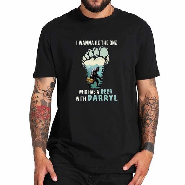 men's t-shirts i wanna be the one who has a beer with darryl t shirt funny bigfoot tshirt 100% cotton soft tee, White;black
men's t-shirts i wanna be the one who has a beer with darryl t shirt funny bigfoot tshirt 100% cotton soft tee, White;black