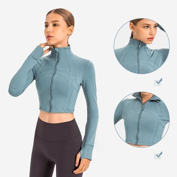 running jackets women's sports jas long mouwen zip gym jersey stretch stand-up kraag windproof rits random yoga wear coat, Black;red
running jackets women's sports jas long mouwen zip gym jersey stretch stand-up kraag windproof rits random yoga wear coat, Black;red