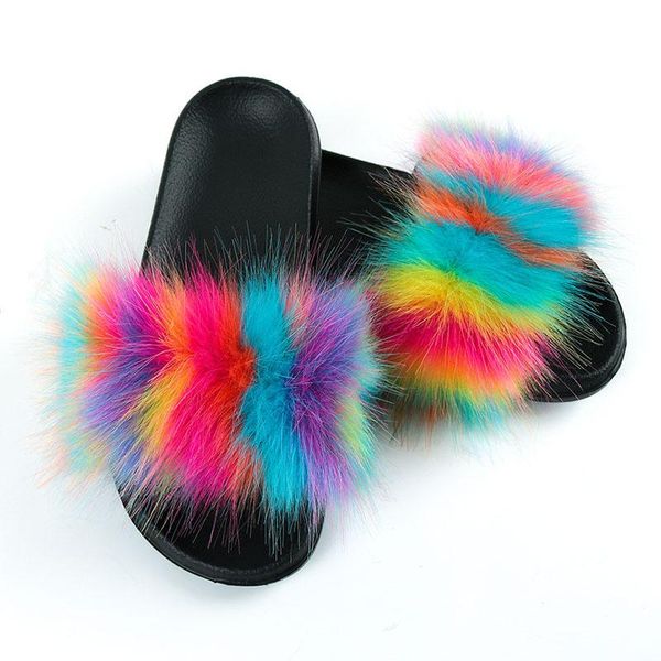 slipper kids boys girls fur home slippers mixed color plush slides shoes 2021summer spring, Black;grey
slipper kids boys girls fur home slippers mixed color plush slides shoes 2021summer spring, Black;grey
