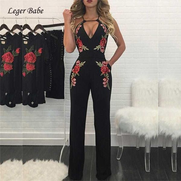 women's jumpsuits & rompers leger babe long women jumpsuit sleeve deep v neck backless halter lace up appliques bodycon bandage party c, Black;white
women's jumpsuits & rompers leger babe long women jumpsuit sleeve deep v neck backless halter lace up appliques bodycon bandage party c, Black;white