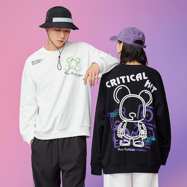 men's hoodies & sweatshirts autumn style japanese tide brand cartoon bear couple sweater spring and casual trendy compassionate, Black
men's hoodies & sweatshirts autumn style japanese tide brand cartoon bear couple sweater spring and casual trendy compassionate, Black