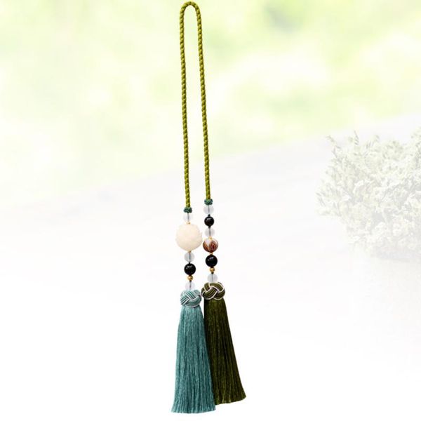 interior decorations 1pc tassel car hanging decor chinese knot pendant bodhi ornament for vehicle truck
interior decorations 1pc tassel car hanging decor chinese knot pendant bodhi ornament for vehicle truck