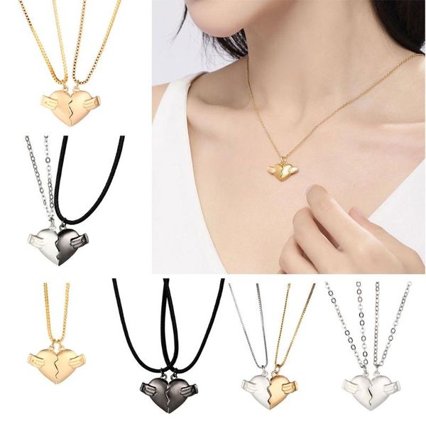 chains lovers heart pendant couple strong magnetic distance charm necklace gift box, Silver
chains lovers heart pendant couple strong magnetic distance charm necklace gift box, Silver