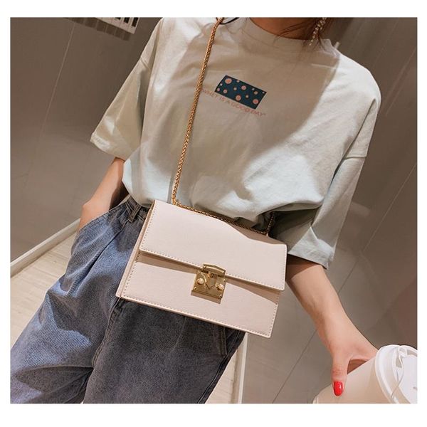 evening bags elegant female casual flap square bag 2021 summer quality leather women's designer handbag lock chain shoulder messenger
evening bags elegant female casual flap square bag 2021 summer quality leather women's designer handbag lock chain shoulder messenger