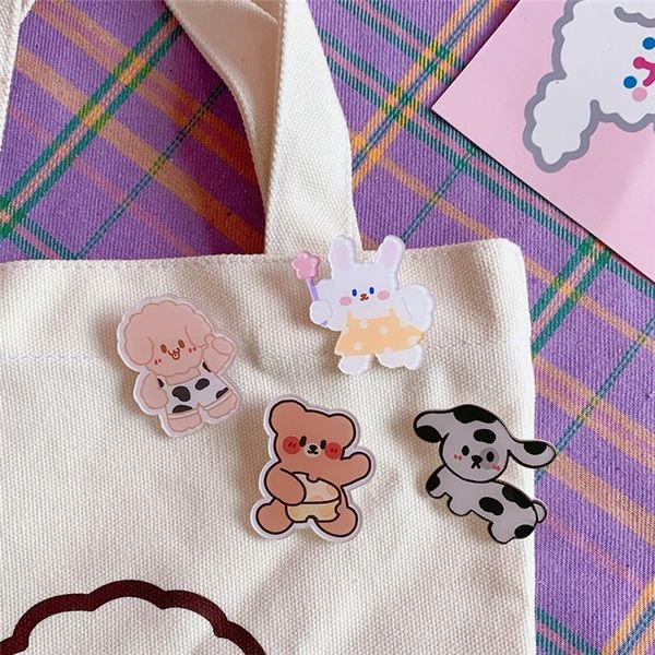 pgun ins pendant brooches badge s pin fashion cute creative cartoon acrylic brooch girl accessories clothes bag pendant badge pin, Gray
pgun ins pendant brooches badge s pin fashion cute creative cartoon acrylic brooch girl accessories clothes bag pendant badge pin, Gray