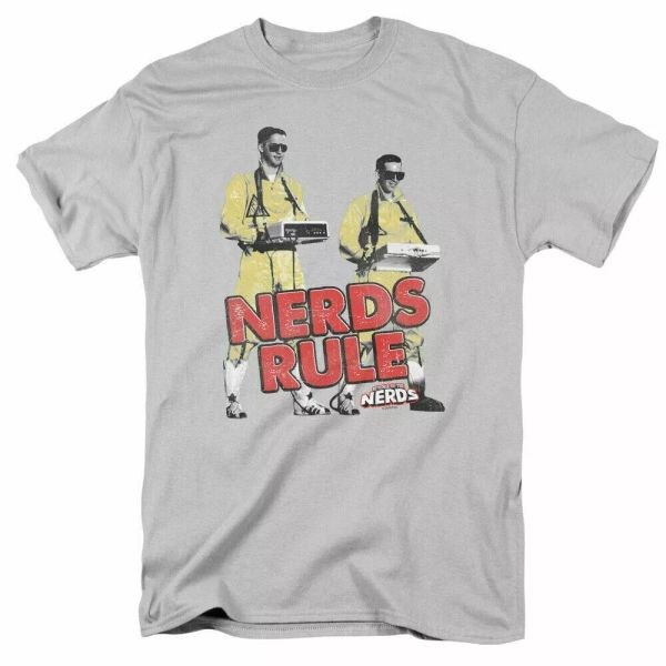 revenge of the nerds nerds rule t shirt mens licensed movie tee lambda silver, White;black
revenge of the nerds nerds rule t shirt mens licensed movie tee lambda silver, White;black