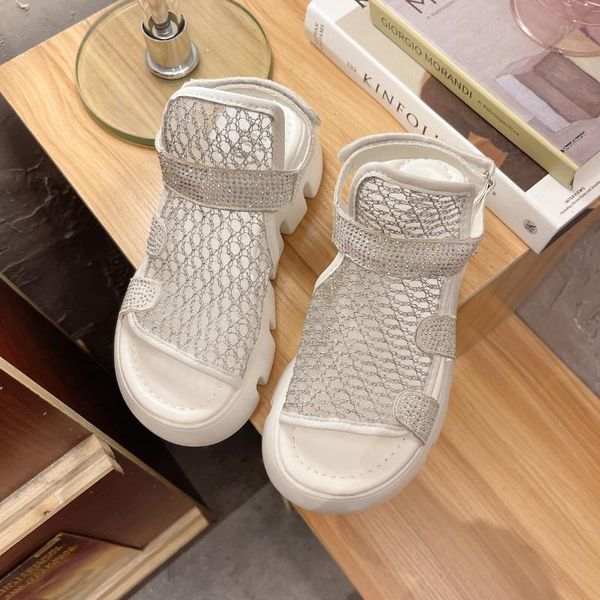 sandals sandal woman is a stylish, casual, multi-layered platform for summer 2021, Black
