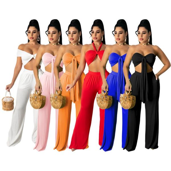 zoctuo solid strapless crop two piece set with riboon wide leg pant women sleeveless fashion trousers women's pants, White
zoctuo solid strapless crop two piece set with riboon wide leg pant women sleeveless fashion trousers women's pants, White